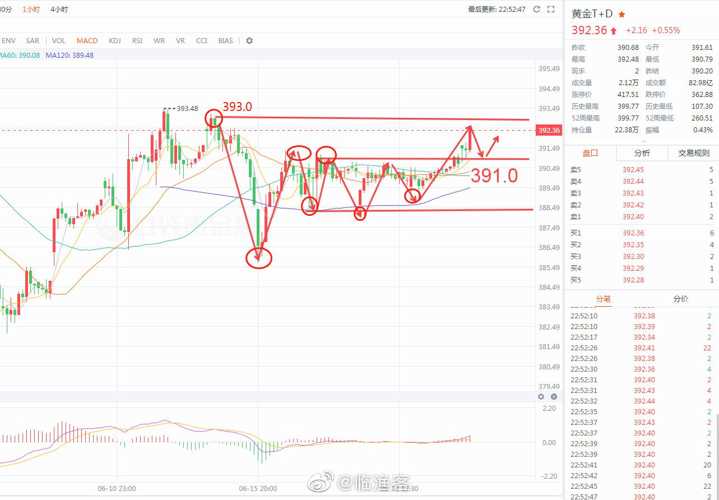 黄金TD价格